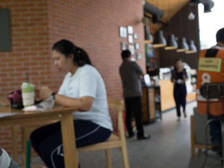 Beautiful retro style lighting bulb decor, modern pendant light with vintage light bulbのeditorial素材