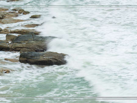 Rocks and Sea  - Phuket  island ,Thailand