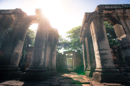 Phimai Historical park : historical park and ancient castle in Nakhon Ratchasima, Thailand.