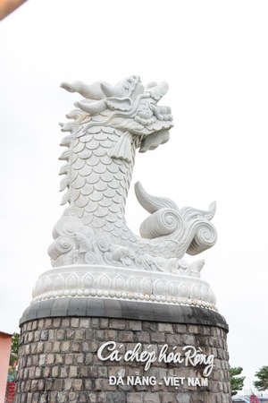 Dragon Bridge in Da Nang City ,Vietnamの写真素材