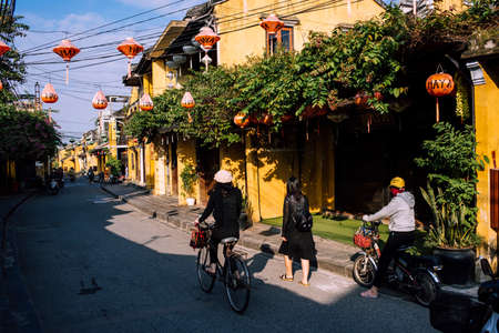 Hoi An ancient town, The World Heritage Site at Vietnamのeditorial素材