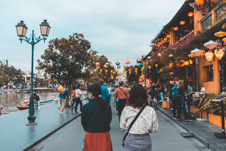 Hoi An ancient town, The World Heritage Site at Vietnamのeditorial素材