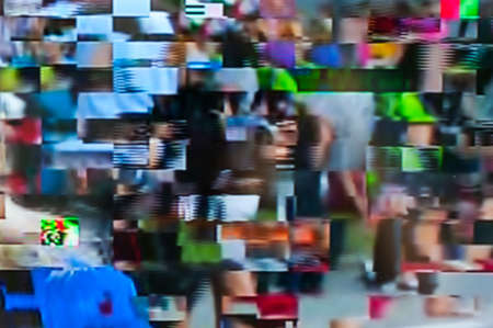Abstract background, pixel patterns of a digital noise.