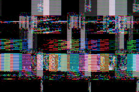 Abstract background, pattern of a digital glitch.の写真素材