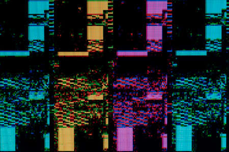 Abstract background, pattern of a digital glitch.