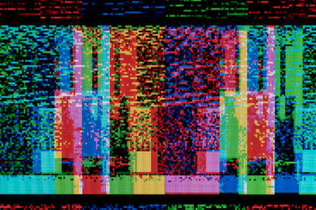 Abstract background, pattern of a digital glitch.