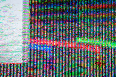 Abstract background of a digital glitch.の写真素材