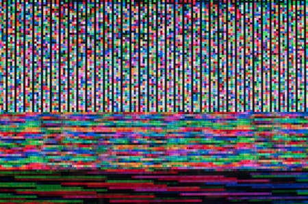 Abstract background of a digital glitch.の写真素材