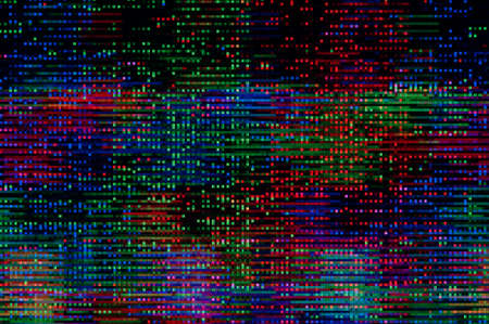 Abstract background, pattern of a digital glitch.の写真素材