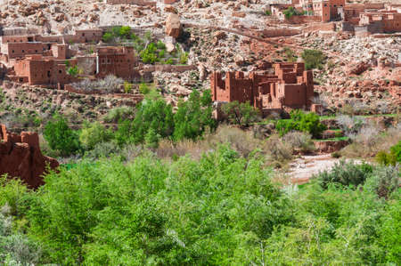 Kasbahs in Dades valley in the south of Morocco, Africa.