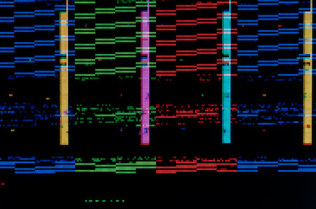 Abstract background, pattern of a digital glitch.