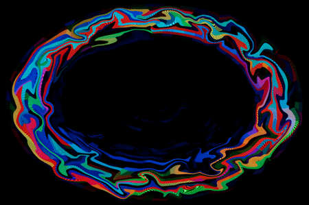 Abstract of colorful digital pattern.