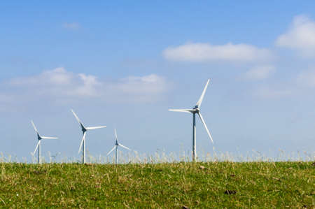 Wind farm on the North Sea coast of Germany.