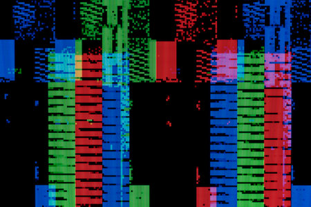 Abstract background, pattern of a digital glitch.