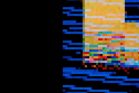 Abstract background, pattern of a digital glitch.