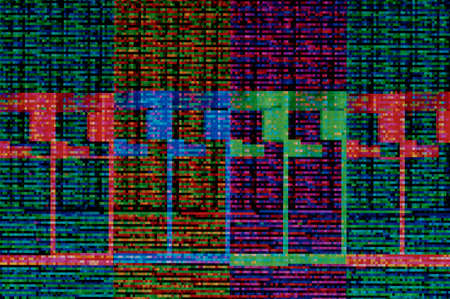 Abstract background, pattern of a digital glitch.