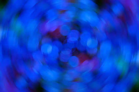 Defocused Blue Lights. Holiday background.の写真素材