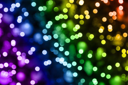 Multicolored blurred light reflexions