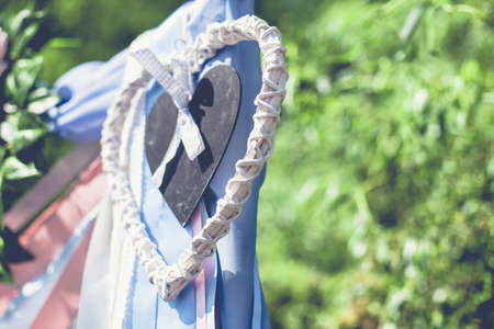 Beautiful scenery for wedding ceremony on the natureの写真素材