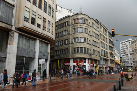 Rain in Bogotaのeditorial素材