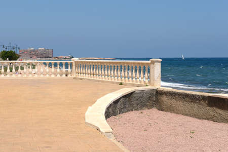 City embankment in Torreviejaの写真素材