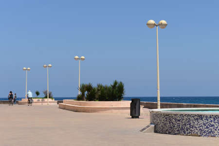 City embankment in Torreviejaの写真素材