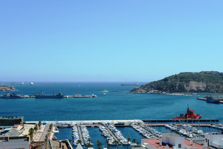 The Port Of Cartagena, Spain のeditorial素材