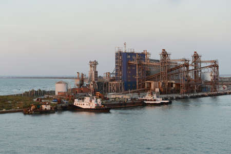 Train ferry between port Crimea, Kerch, and port Caucasus.の写真素材