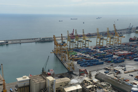 Port de Barcelonaのeditorial素材