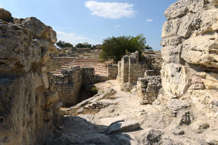 Ancient Greek Chersonesus Taurica near Sevastopol in Crimea.