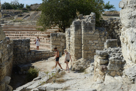 Ancient Greek Chersonesus Taurica near Sevastopol in Crimea.