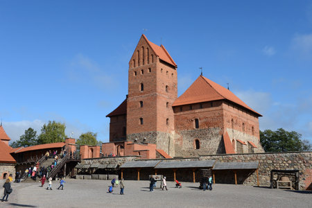 Medieval castle in Trakai