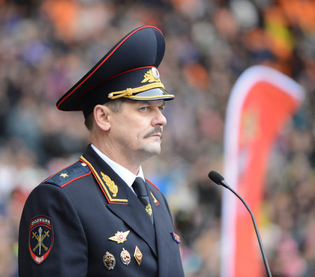 Anatoly Yakunin, head of the Main Department of the MIA of Russia in Moscowのeditorial素材