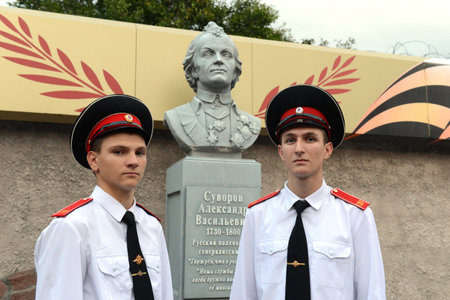 Cadets Novocherkassk Suvorov military schoolのeditorial素材