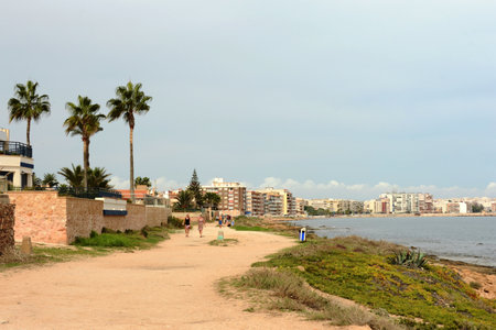 Torrevieja is a Mediterranean city, with a privileged location and the unique climatic conditions. Is as ecological clean region of Europeのeditorial素材