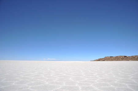 The Uyuni salt flatsの写真素材