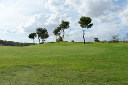 Golf courses in Orihuela Costaのeditorial素材