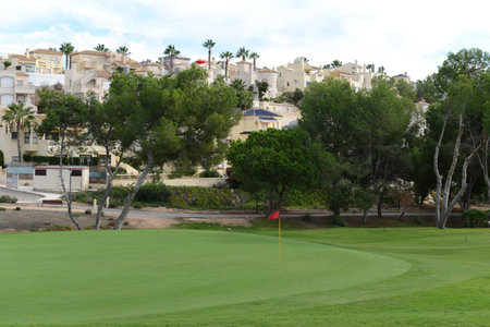 Golf courses in Orihuela Costaのeditorial素材