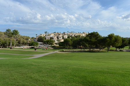 Golf courses in Orihuela Costaのeditorial素材
