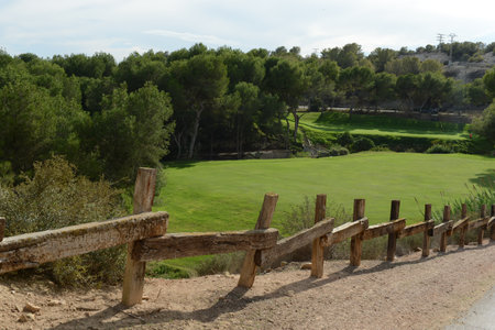 Golf courses in Orihuela Costaのeditorial素材