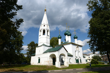 Minced Church of St. Nicholas in Yaroslavl. Year of construction - 1695.のeditorial素材