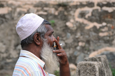 The unknown man from Galle.のeditorial素材