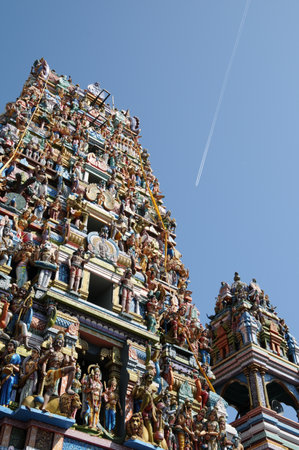 Hindu temple in Colomboのeditorial素材