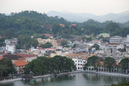 Kandy is a city in the Central part of Sri Lankaのeditorial素材