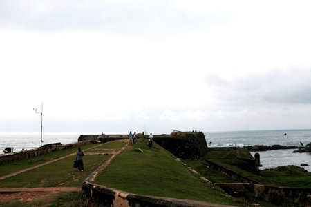 View of the architecture of the Fort Galle.のeditorial素材