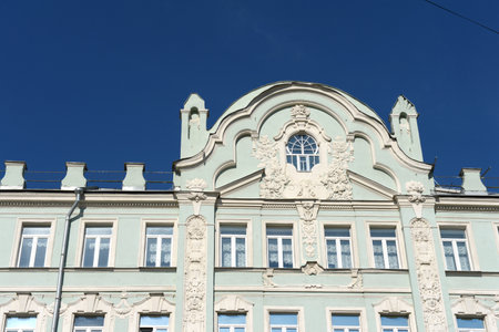 The business-center "Mokhovaya 7". Reception of the State Duma and the Federation Council. Moscowのeditorial素材