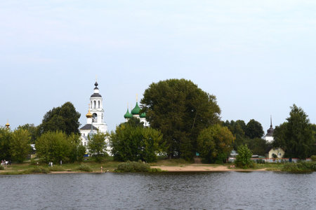 Vvedensky Tolga convent. Orthodox women's monastery in Yaroslavl on the Volgaのeditorial素材
