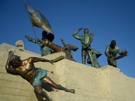 Monument to the sailors in Punta Arenas.のeditorial素材