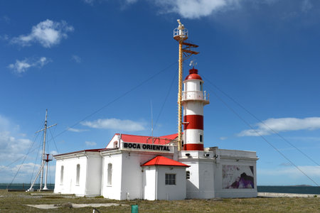 The lighthouse in the Magellan Strait.のeditorial素材