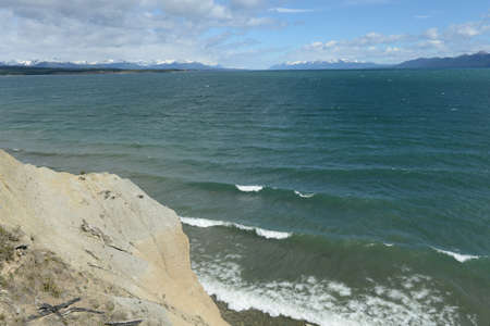Lake Fagnano on the island of Fire Land.